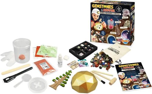 Mega kőzetek és ásványok felfedező és kísérletező készlet BUKI