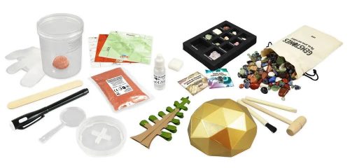 Mega kőzetek és ásványok felfedező és kísérletező készlet BUKI