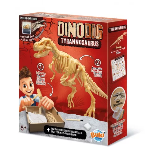 Dínó csontváz felfedező készlet T-Rex BUKI