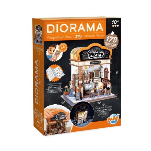 Dioráma 3D puzzle, Pékség BUKI
