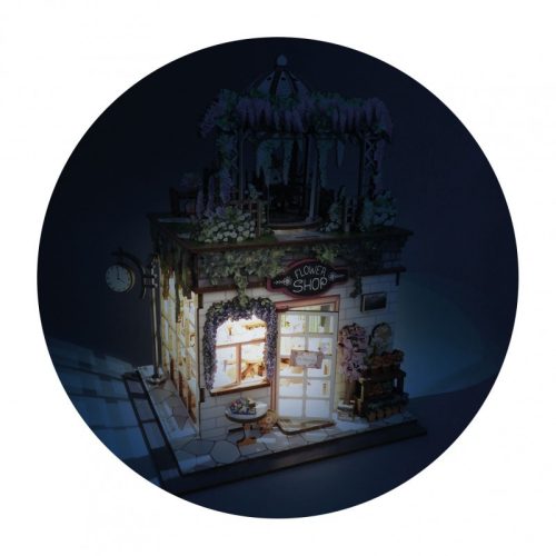 Dioráma 3D puzzle, Virágbolt BUKI