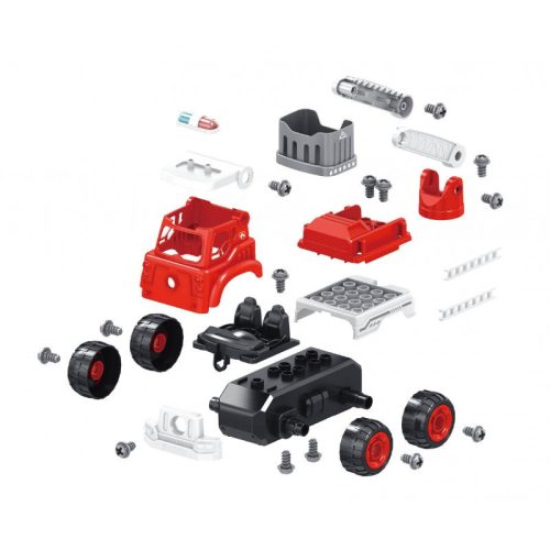 BUKI - Távirányítós, hangot adó és összeszerelhető tűzoltó autó