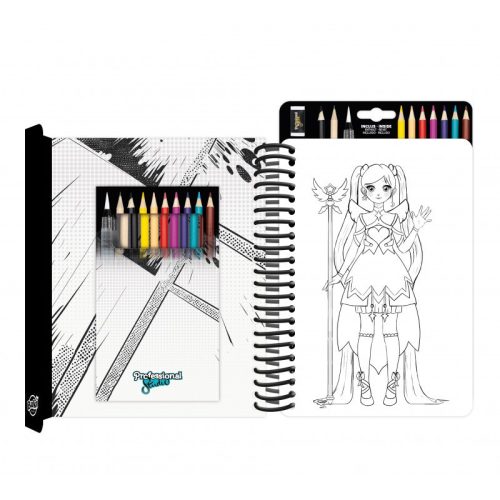 Divattervező füzet - Manga stílus BUKI