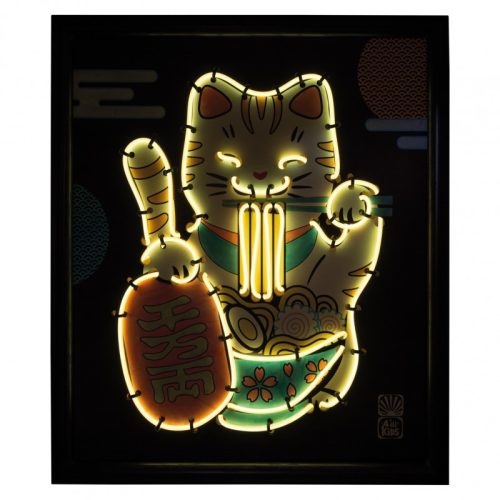Neon kép készítő szett, Maneki-neko az integető macska BUKI