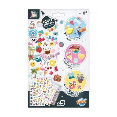 200 db-os matrica készlet, Nyár BUKI