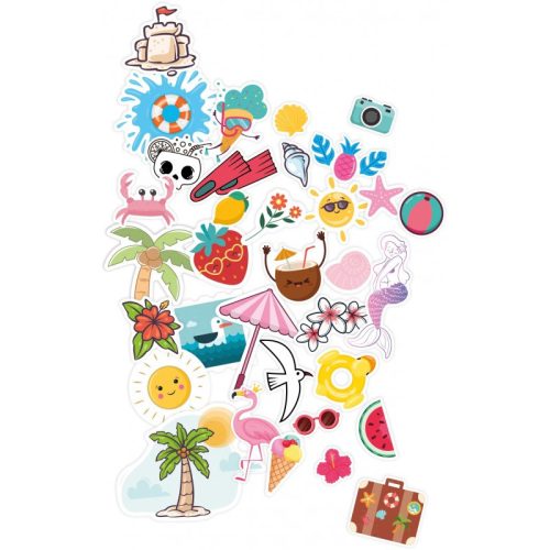 200 db-os matrica készlet, Nyár BUKI