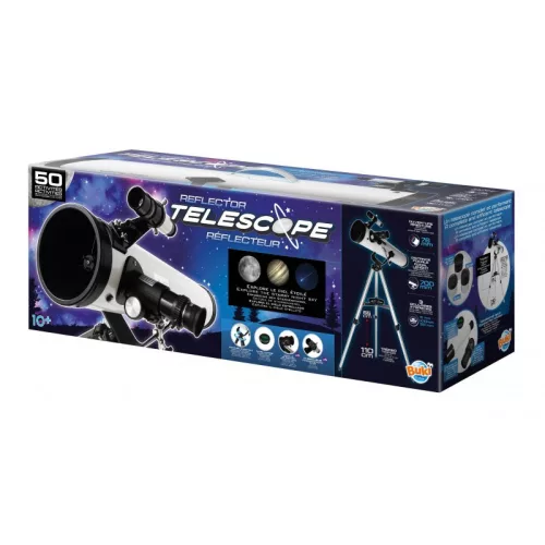 Teleszkóp tripod állvánnyal és 50 tevékenységgel BUKI