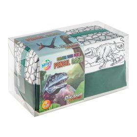   Moxy dinoszauruszos kiszínezhető tolltartó 6 db filctollal Grafix