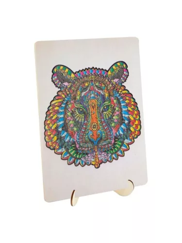 Fa puzzle Tigris, ÚJ 130 db-os Grafix