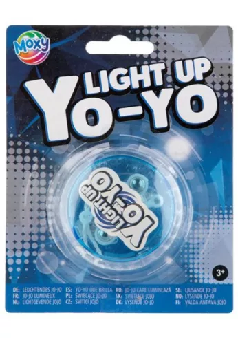 Moxy világító Yo-Yo, kék Grafix