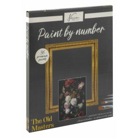 Festés számok szerint - Virágok 40x50 cm CraftArt