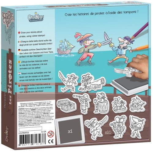 CreaLign - Mese nyomdakészlet - Kalózok