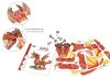 CreaLign - Óriás sárkány  figura készítő kreatív készlet