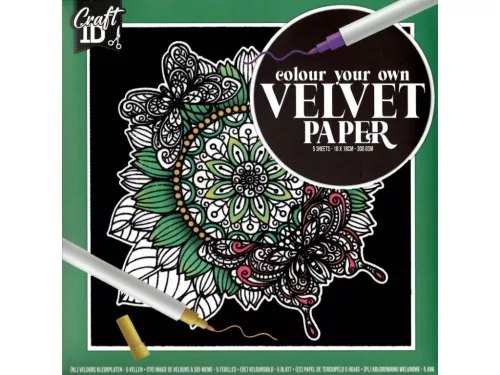 Grafix - Bársonyszínező - 5 lapos, 18x18 cm - Palincs Játék