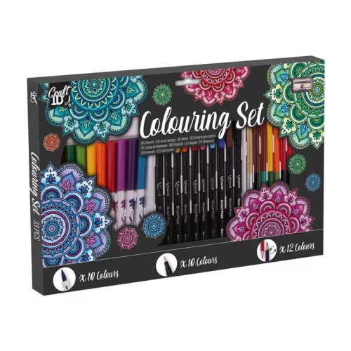 CraftID művészi színező készlet 33 db-os CraftArt
