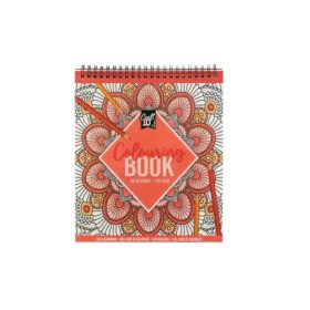   CraftID Spirálozott színező füzet 48 képpel, Narancssárga CraftArt