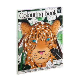 CraftID színező könyv  144 képpel, tigris CraftArt