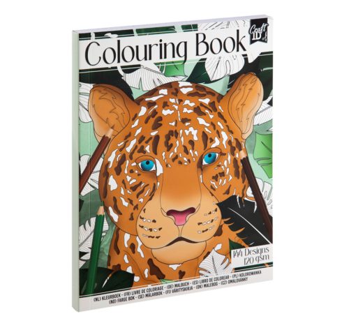 CraftID színező könyv  144 képpel, tigris CraftArt