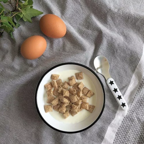 Jabadabado - Étkészlet kicsiknek - fekete/fehér - Palincs Játék