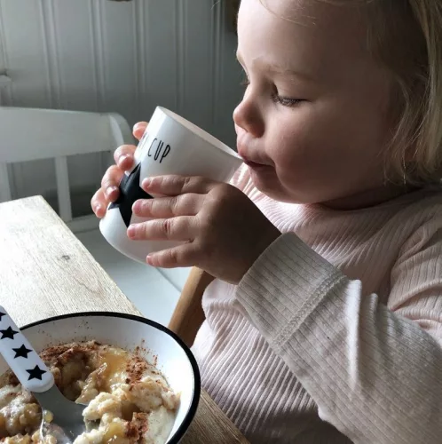 Jabadabado - Étkészlet kicsiknek - fekete/fehér - Palincs Játék