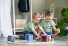 Rendőrségi hajsza, fa vonatpálya szett Jabadabado