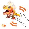 Hangot adó 3D állatos puzzle, T-rex MierEdu