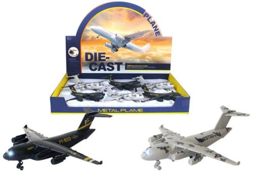 Hátrahúzós teherszállító repülőgépek fénnyel és hanggal, kétféle Magni