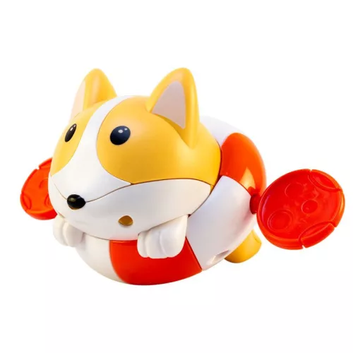 Felhúzható fürdőjáték corgi kutya mentőövvel, kétféle Magni