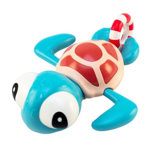 Felhúzhatós fürdőjáték teknős mentőövvel Magni