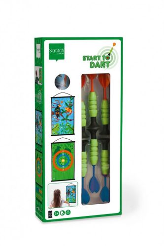 Darts kezdőkészlet Dzsungel, 38*60 cm 2 oldalas, Scratch Europe