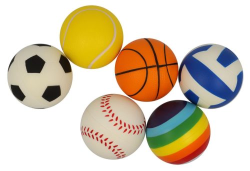 Mini sportlabdák, többféle Sunflex