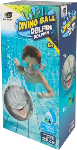 2 az 1-ben strand és merülő labda, delfin Sunflex