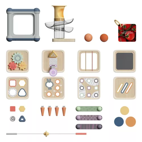 Finommotorika fejlesztő kocka 10 aktivitással TOPBRIGHT