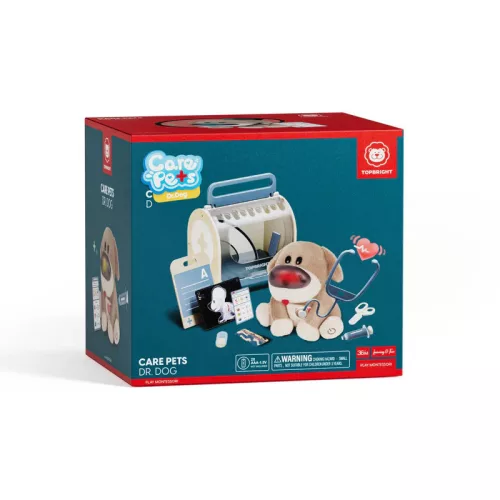 Interaktív állatklinika kutya gondozó játékkészlet fényekkel és hangokkal TOPBRIGHT