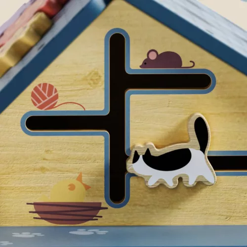 Montessori matató házikó 12 tevékenységgel és fényekkel TOPBRIGHT