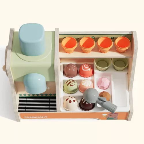 Montessori fagylaltozó szerepjáték készlet TOPBRIGHT