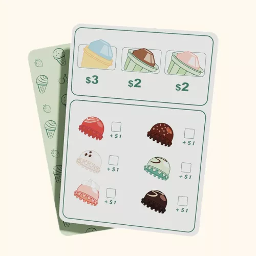 Montessori fagylaltozó szerepjáték készlet TOPBRIGHT