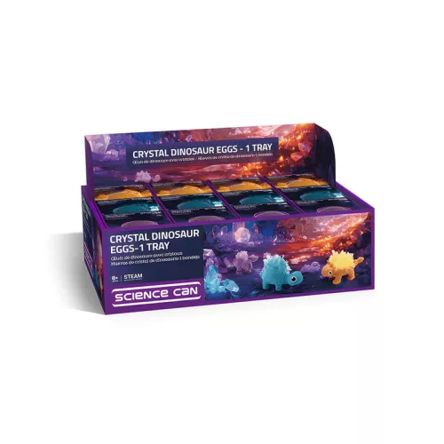 Science Can kristály növesztő dinoszaurusz tojásban, Sárga TOPBRIGHT