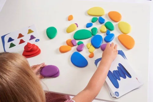 Szivárvány kavicsok - Rainbow Pebbles - készségfejlesztő játék óvodásoknak