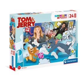 Clementoni - 24 db-os puzzle - SuperColor puzzle -Tom és Jerry   Clementoni - 24 db-os puzzle - SuperColor puzzle -Tom és Jerry