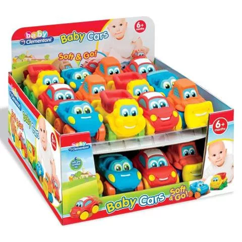 Clementoni  bébiautó - Baby Soft & Go - (Több változatban)