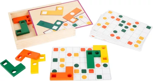 Geometriai alakzatok logikai puzzle - Legler