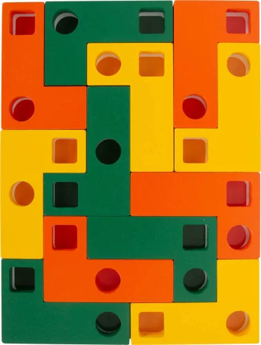 Geometriai alakzatok logikai puzzle - Legler