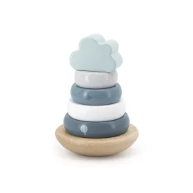   Label-Label Montesszori toronyépítő - Zöld színben, fajáték