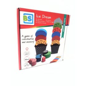 Fagyi álom - mintaépítő kirakó - BS Toys Fagyi álom - mintaépítő kirakó - BS Toys