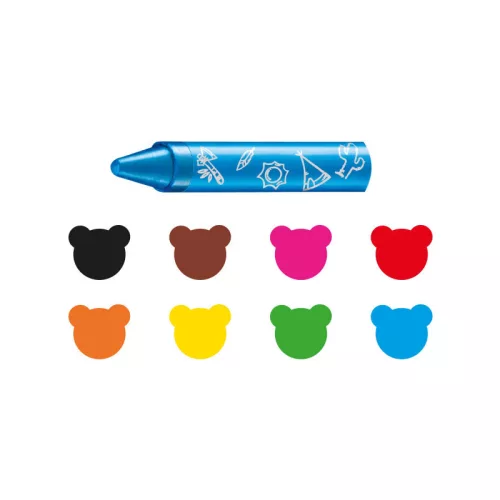 Lemosható extra puha Baby zsírkréta szett 8db - Carioca