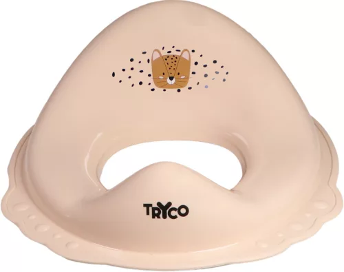 Tryco - WC szűkítő csúszásgátlóval -- Leopard Lenny - Homok