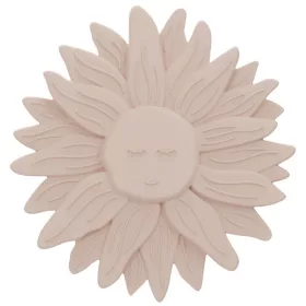   Label-Label -Silicone & Wood napraforgó alakú rágóka- Rózsaszín