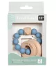 Label-Label - Silicone & Wood rágóka- Kék gyöngyök
