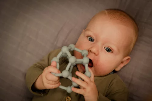 Label-Label -Szilikon labda rágóka - Kék